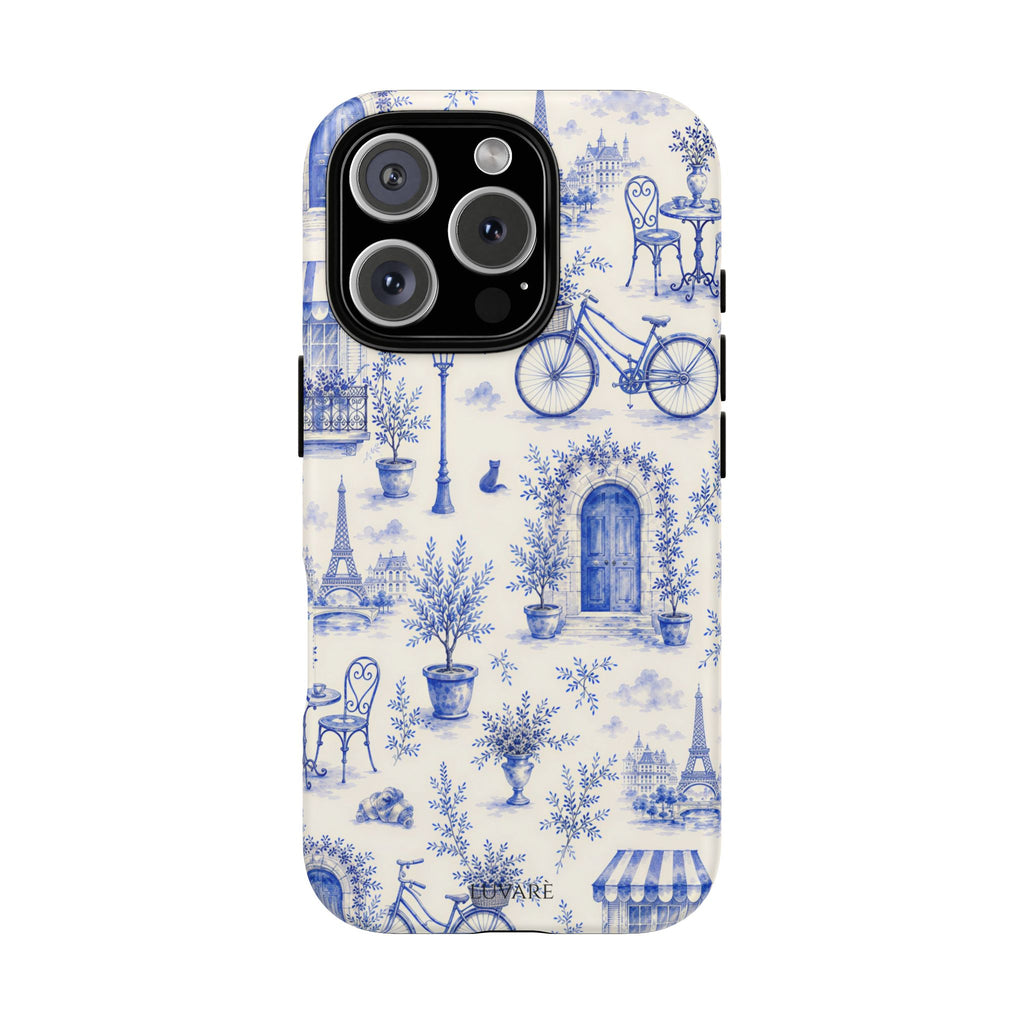 Paris Blue Toile Case
