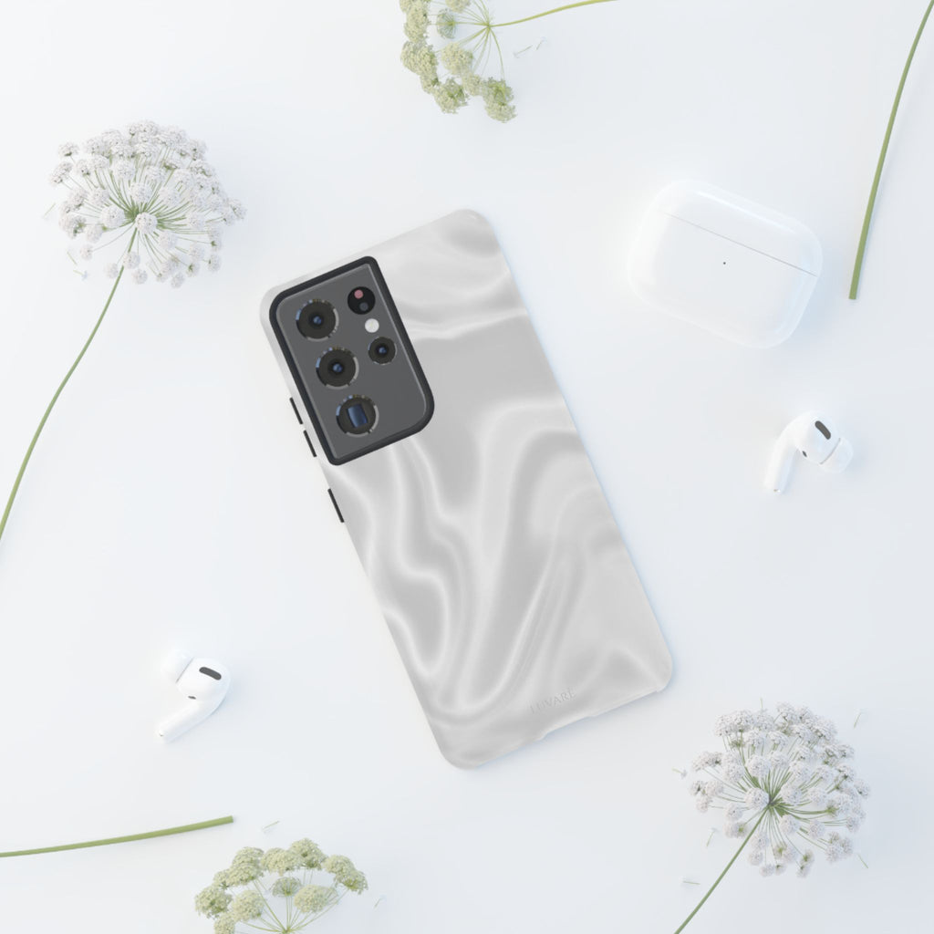 Pearl Marble Tough Phone Case — Durable Slim Impact Protection