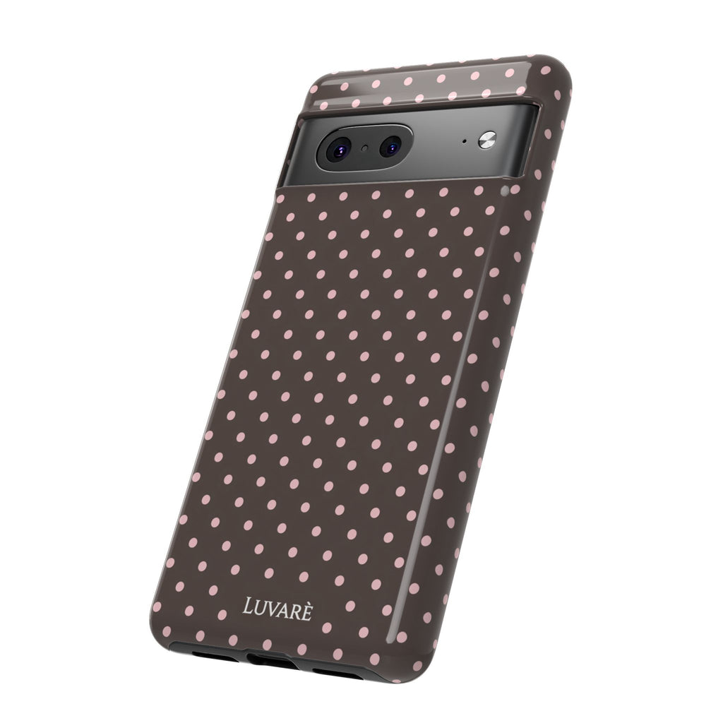 Brown Polka Dot Phone Case