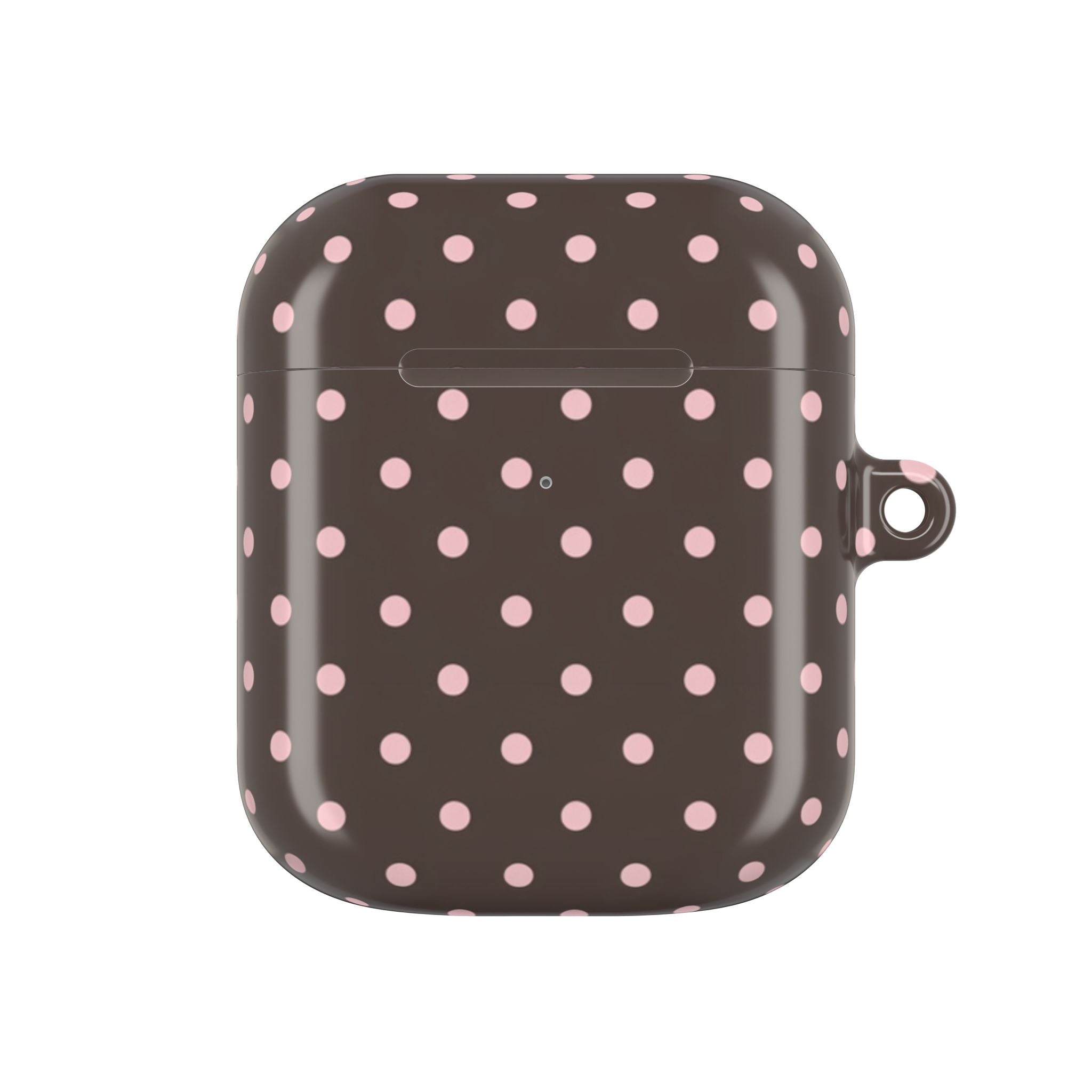 Brown Polka Dot AirPod Case