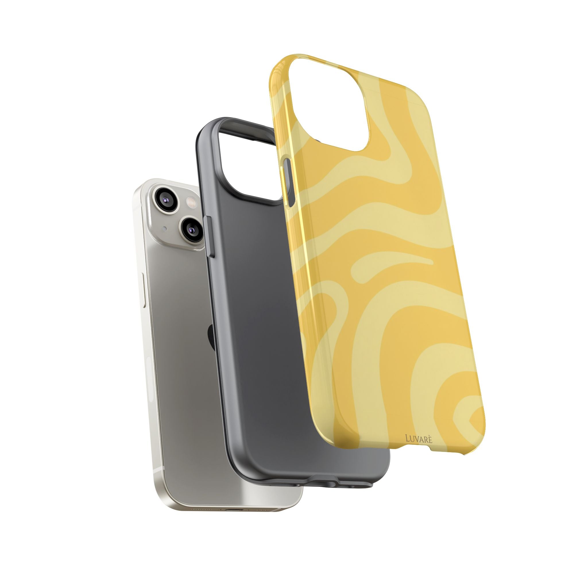 Yellow Retro Swirl Case