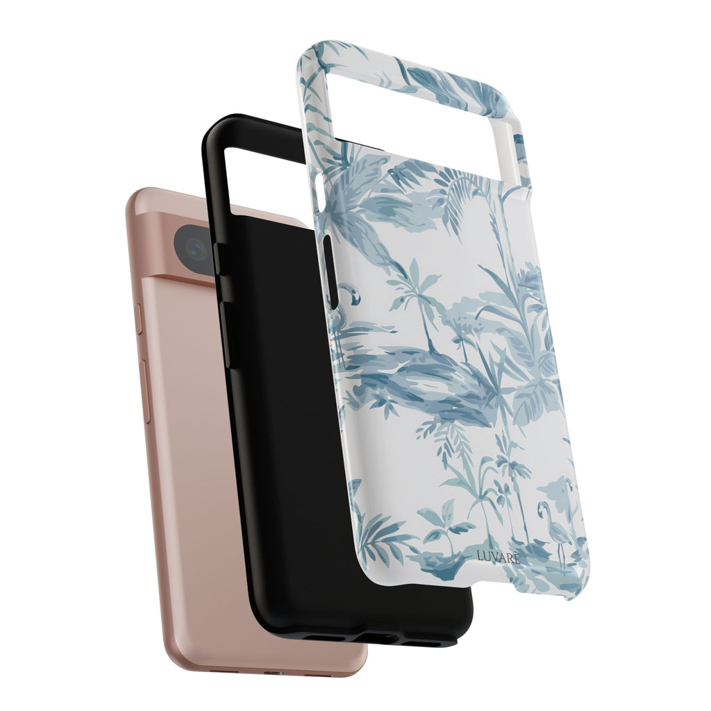Tropical Palm Toile Case