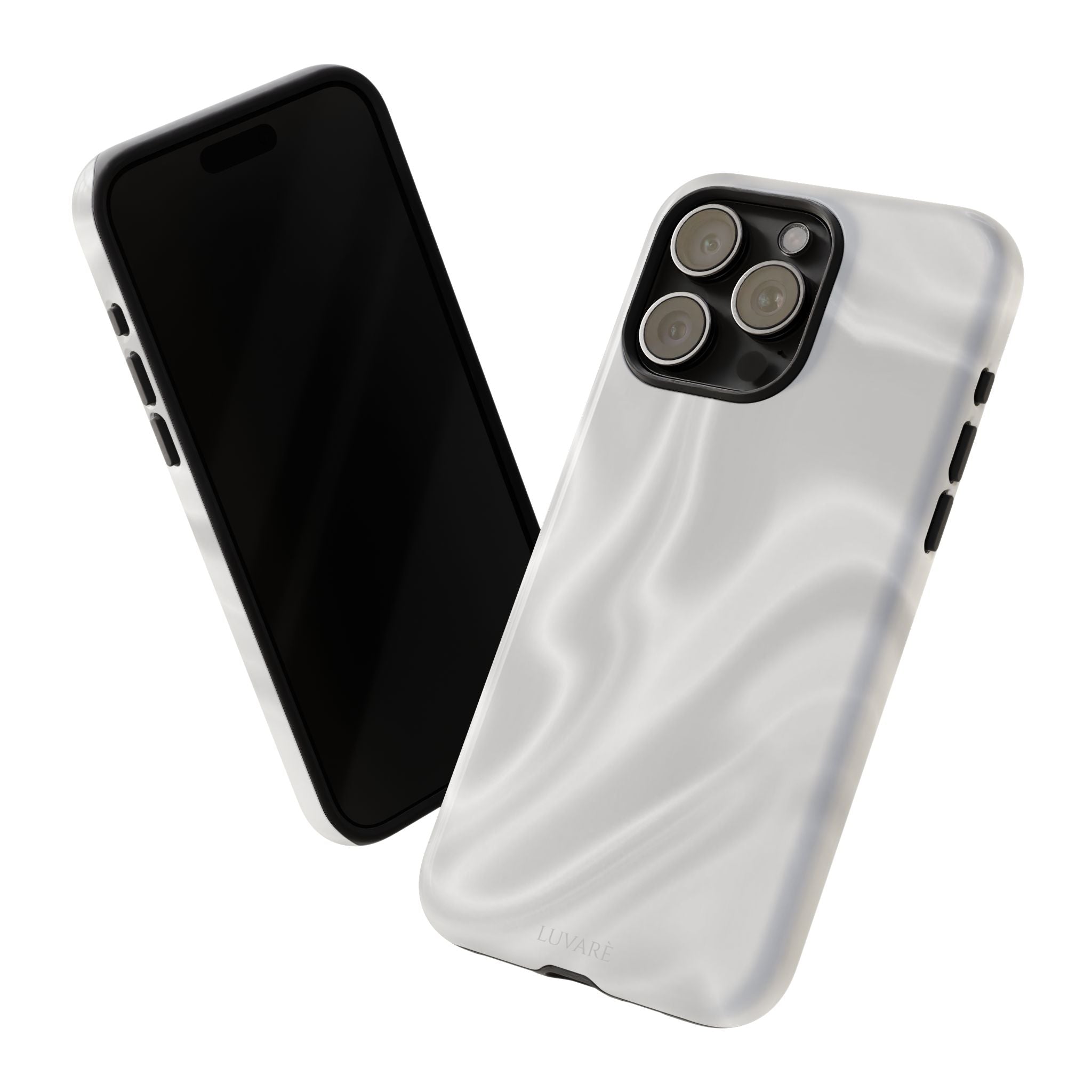Pearl Marble Tough Phone Case — Durable Slim Impact Protection