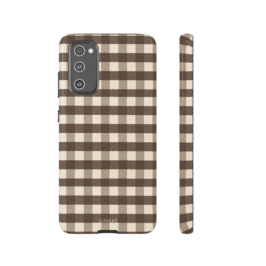 Brown Buffalo Plaid Case