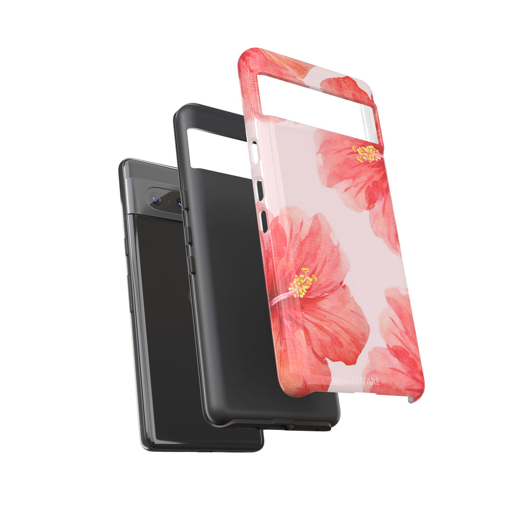 Watercolour Island Floral Hibiscus Case