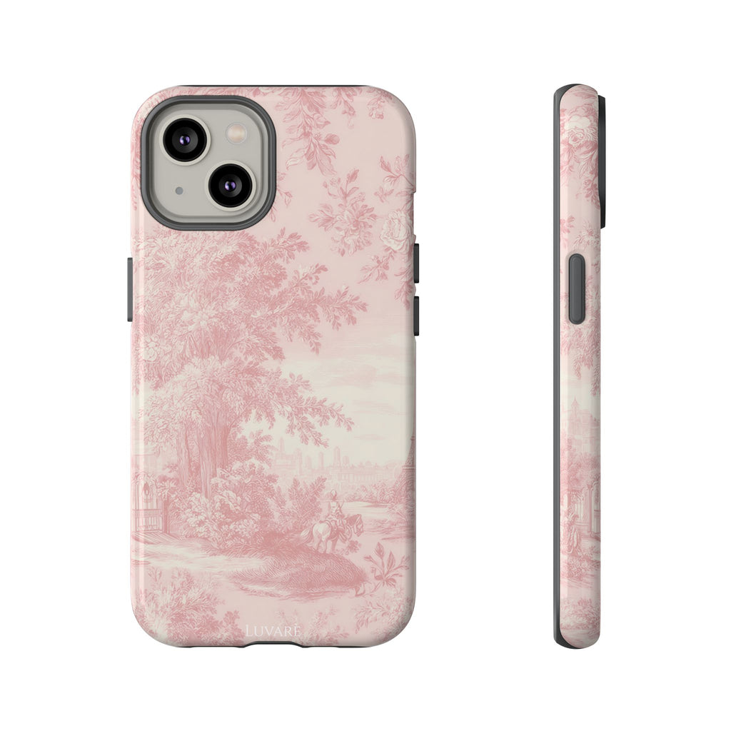 Pink Vintage Toile Case