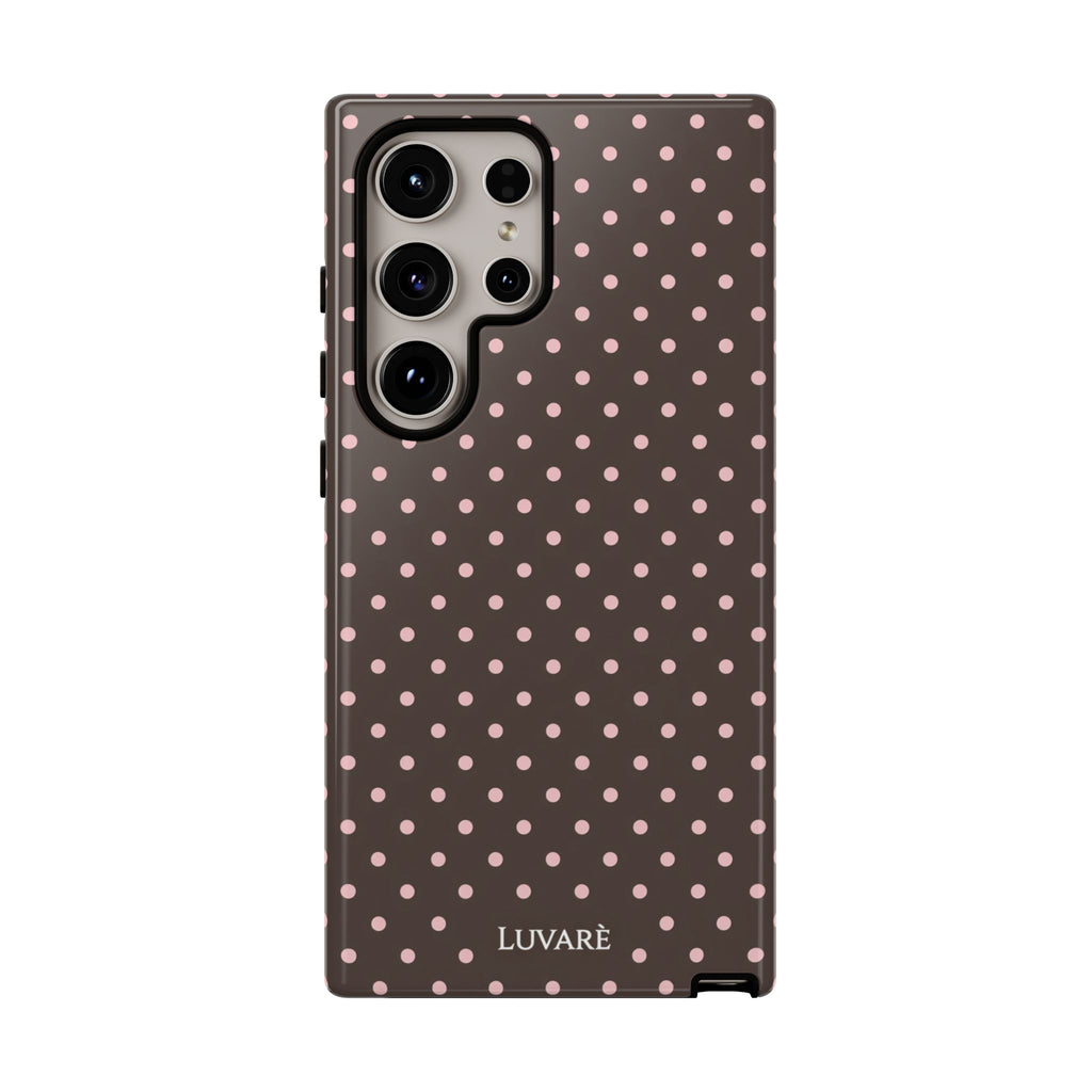 Brown Polka Dot Phone Case