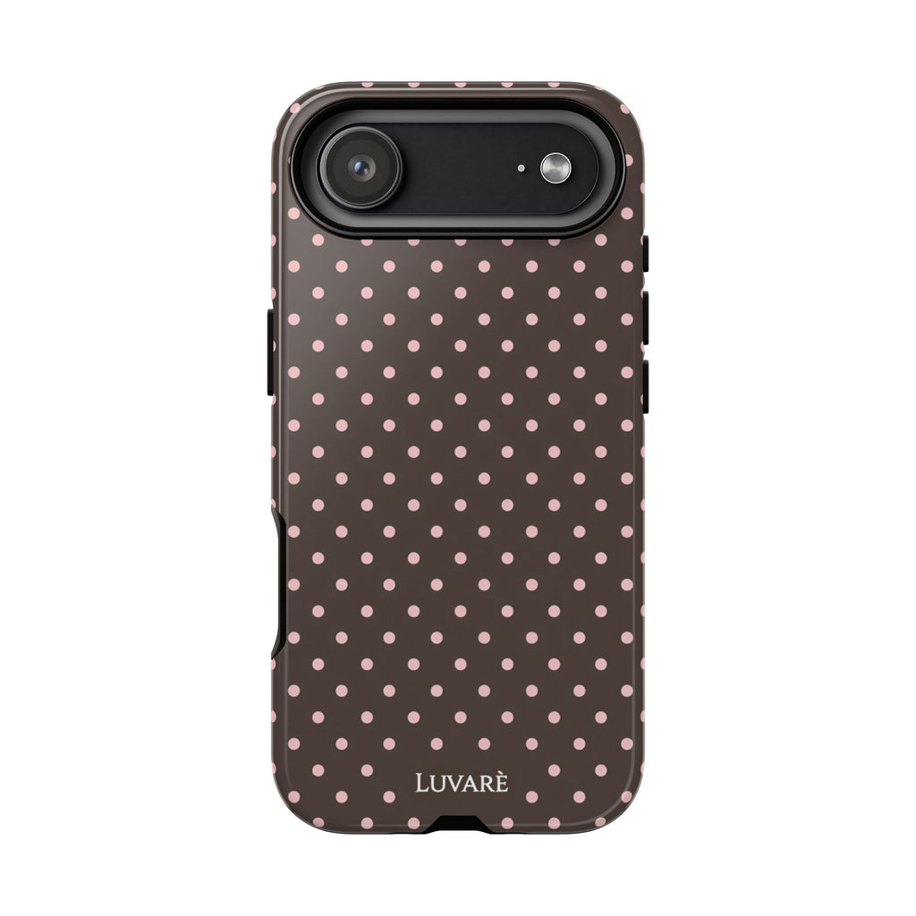 Brown Polka Dot Phone Case