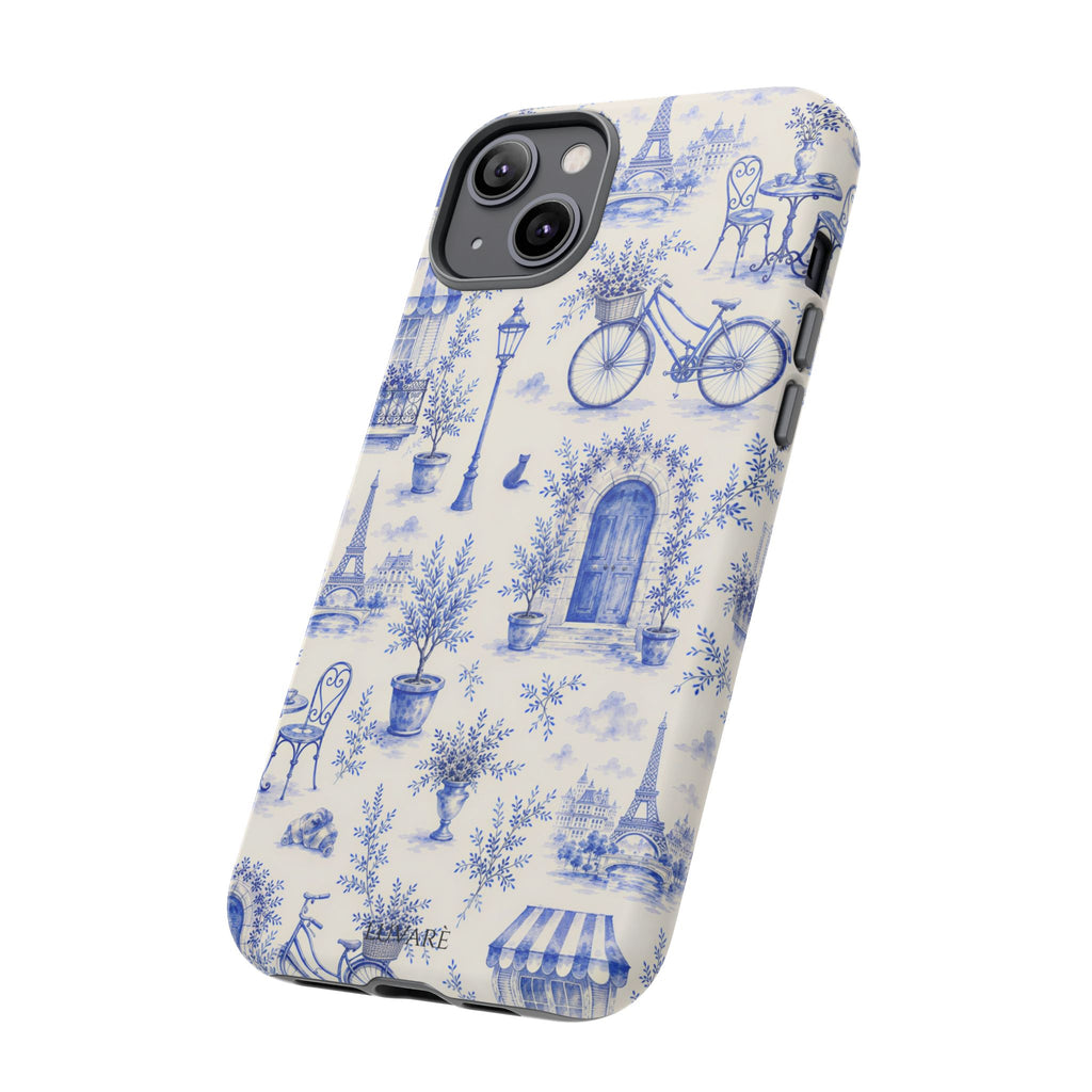 Paris Blue Toile Case