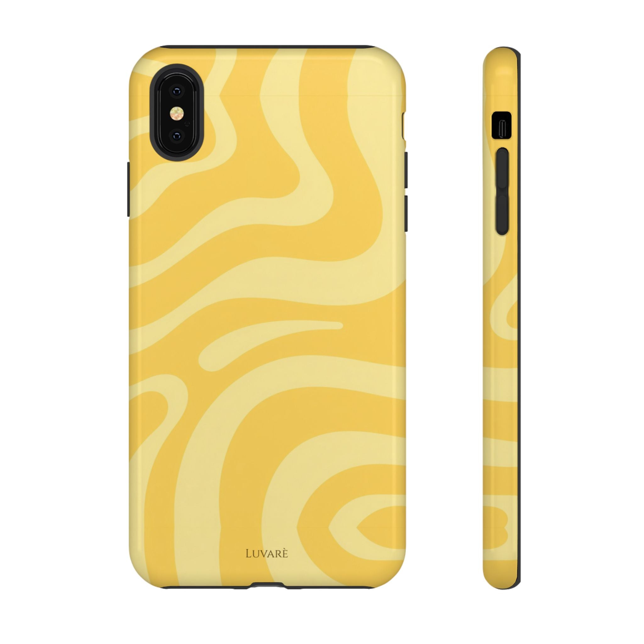 Yellow Retro Swirl Case
