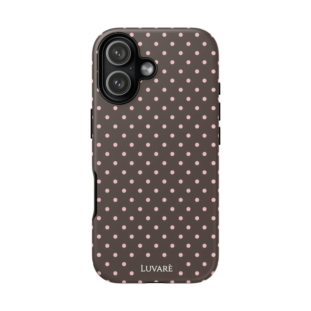 Brown Polka Dot Phone Case
