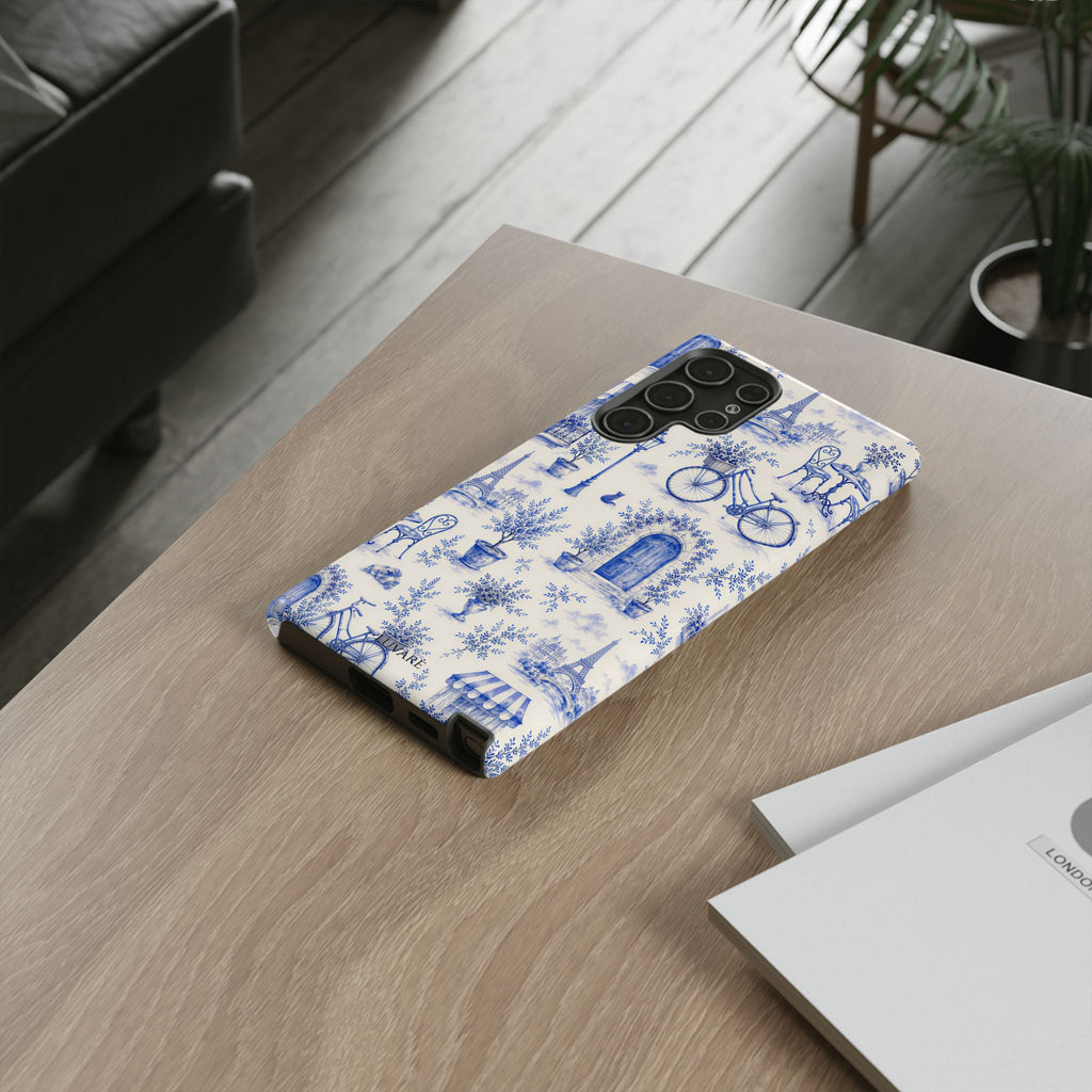 Paris Blue Toile Case