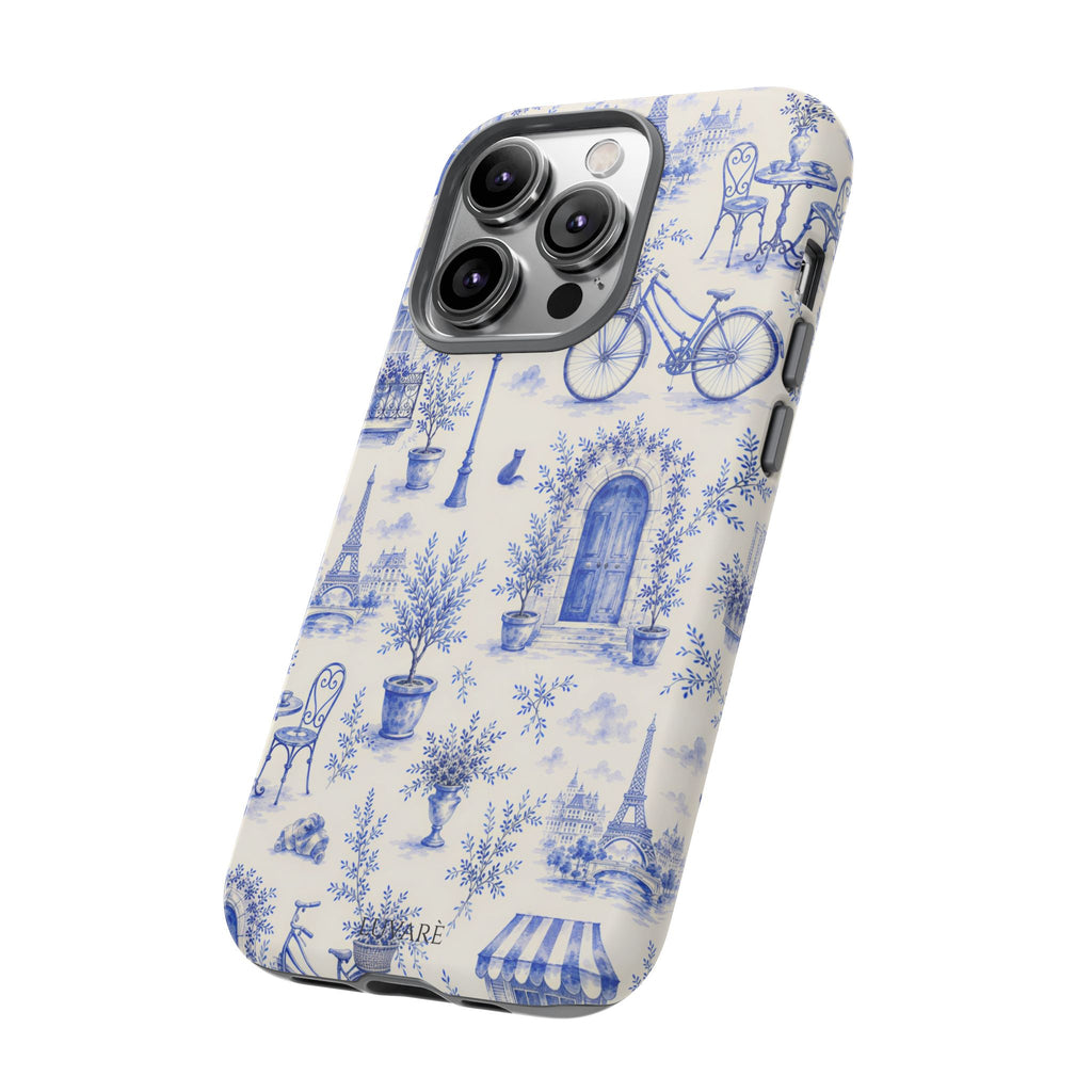 Paris Blue Toile Case