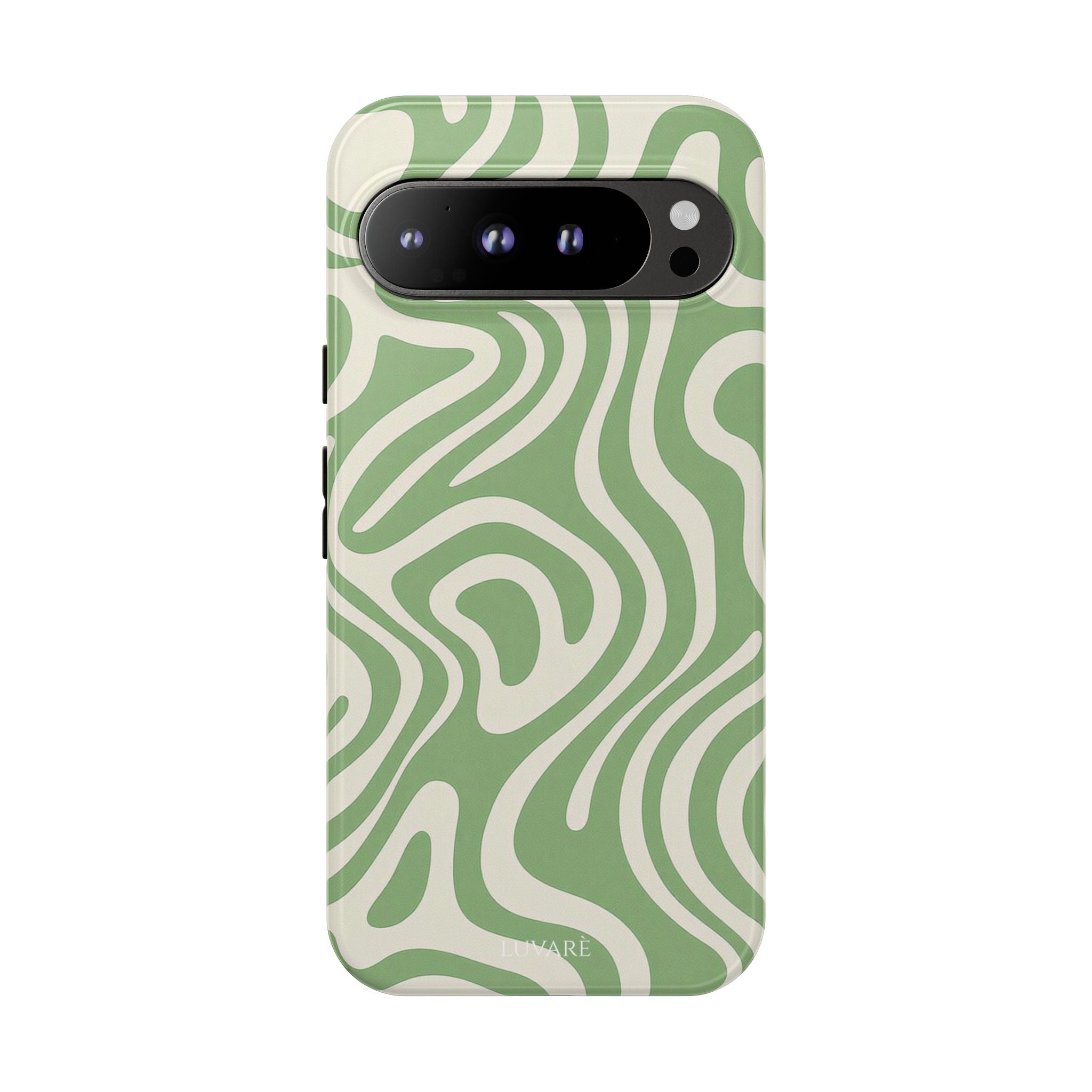 Abstract Green Swirl Phone Case