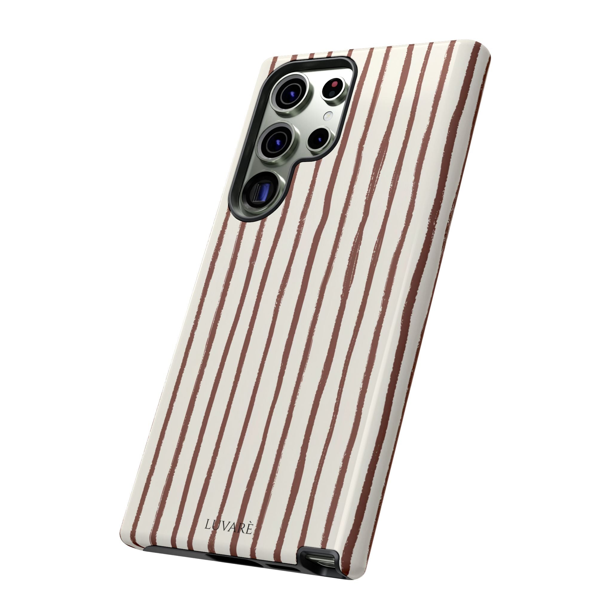 Brown Drawn Stripe Case