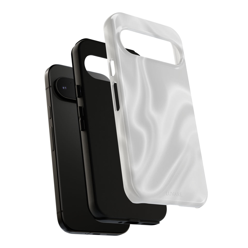 Pearl Marble Tough Phone Case — Durable Slim Impact Protection