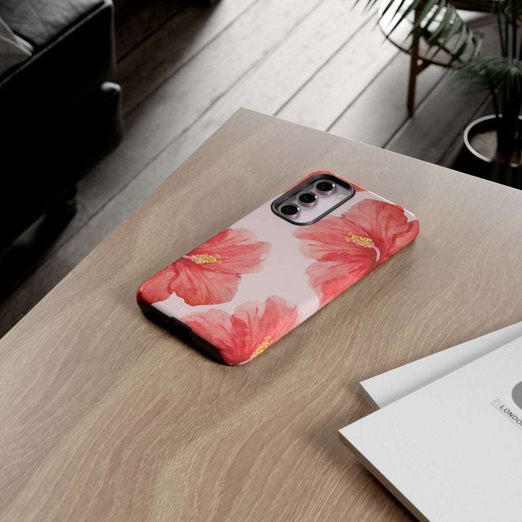 Watercolour Island Floral Hibiscus Case