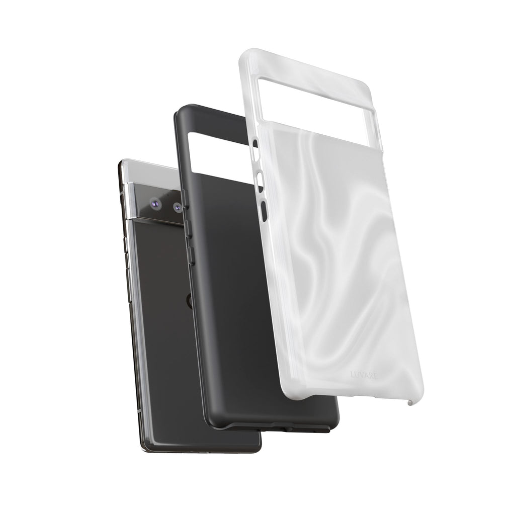 Pearl Marble Tough Phone Case — Durable Slim Impact Protection