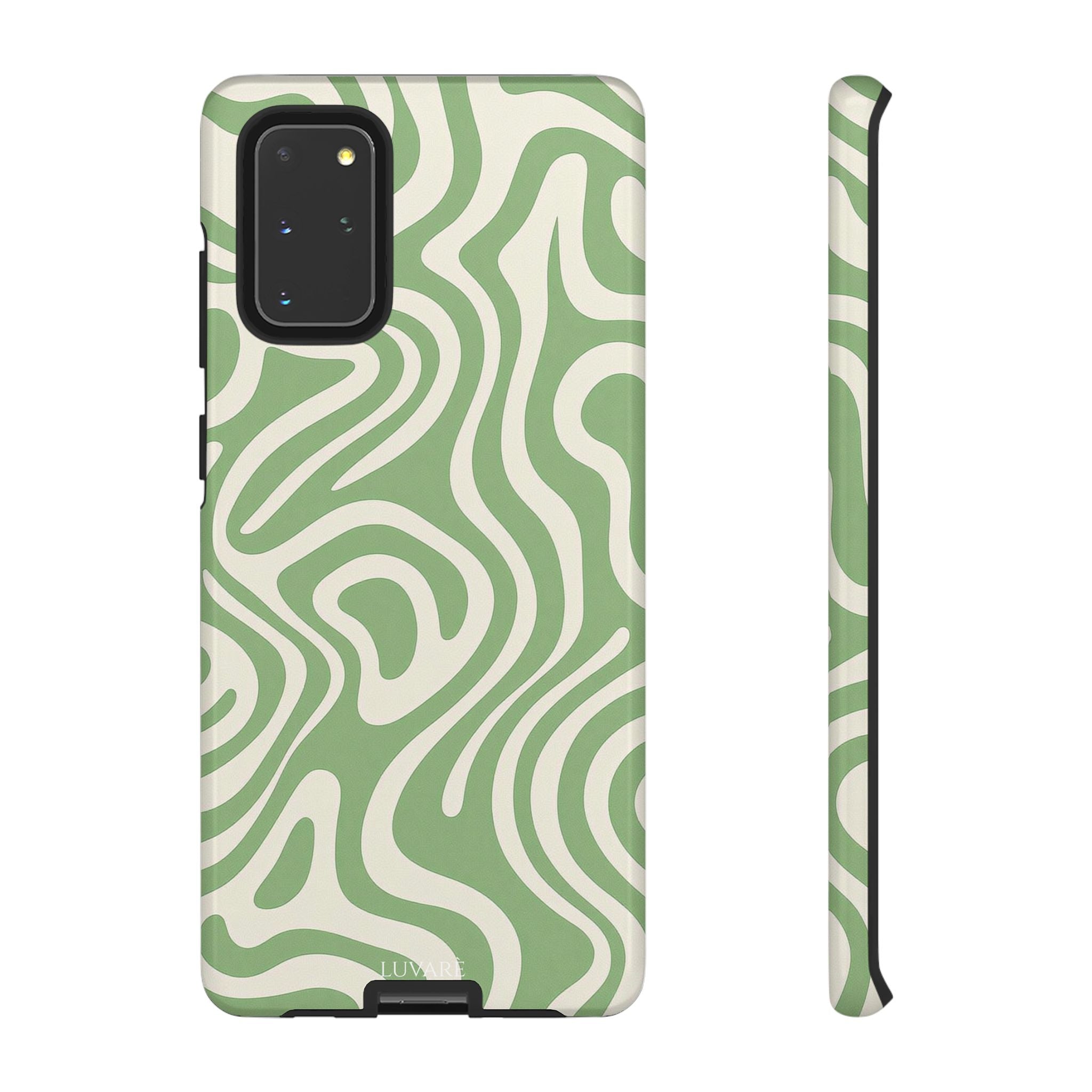 Abstract Green Swirl Phone Case