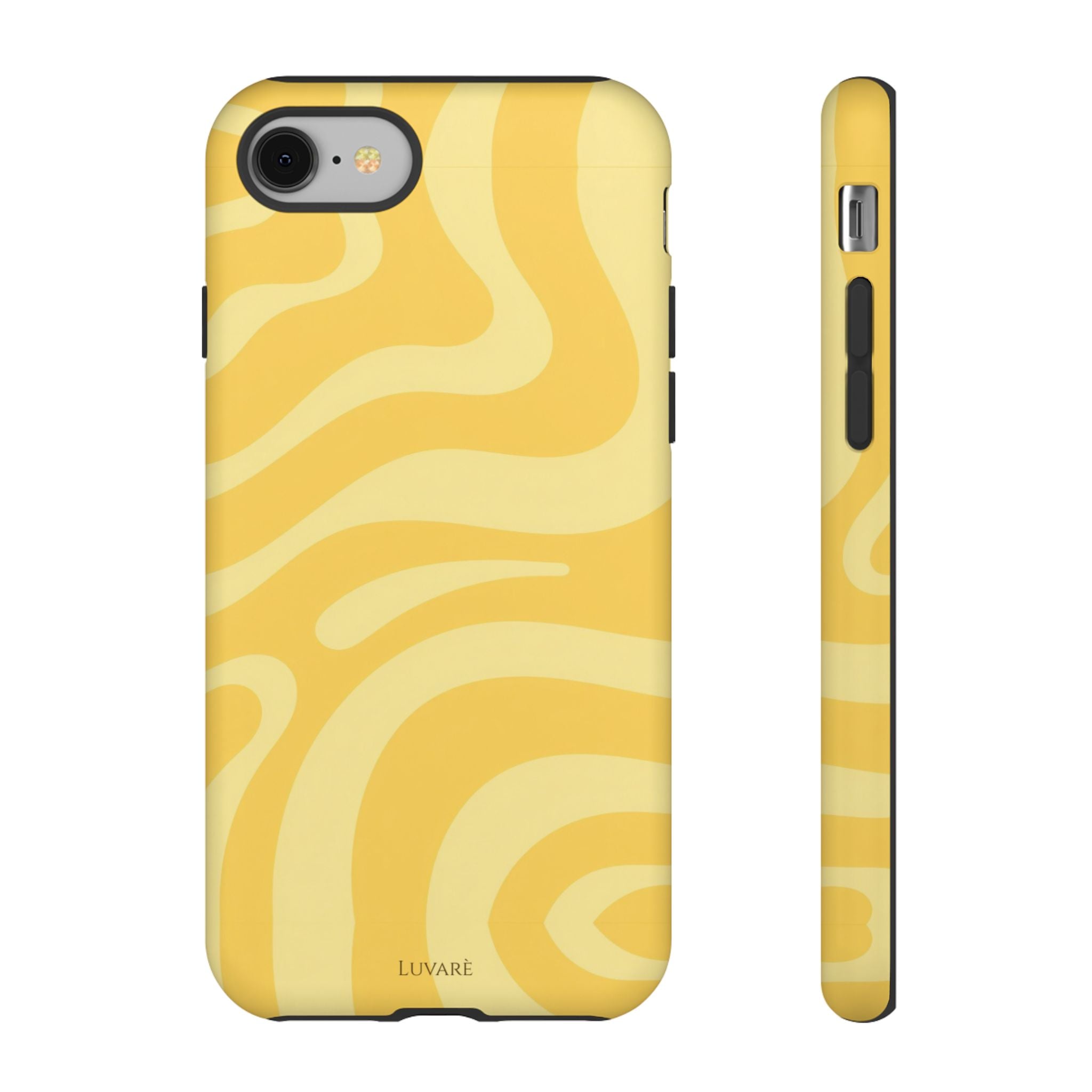 Yellow Retro Swirl Case