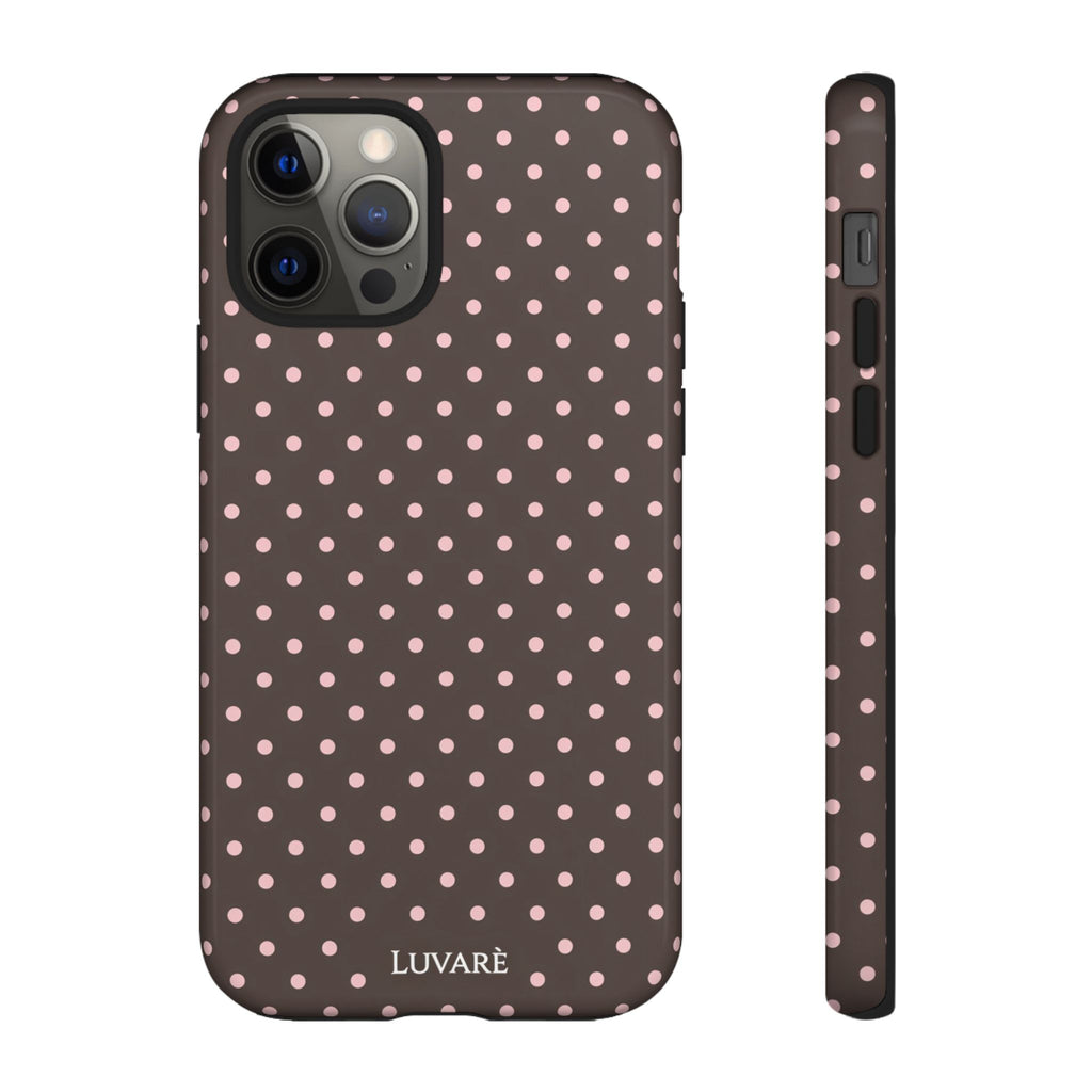 Brown Polka Dot Phone Case
