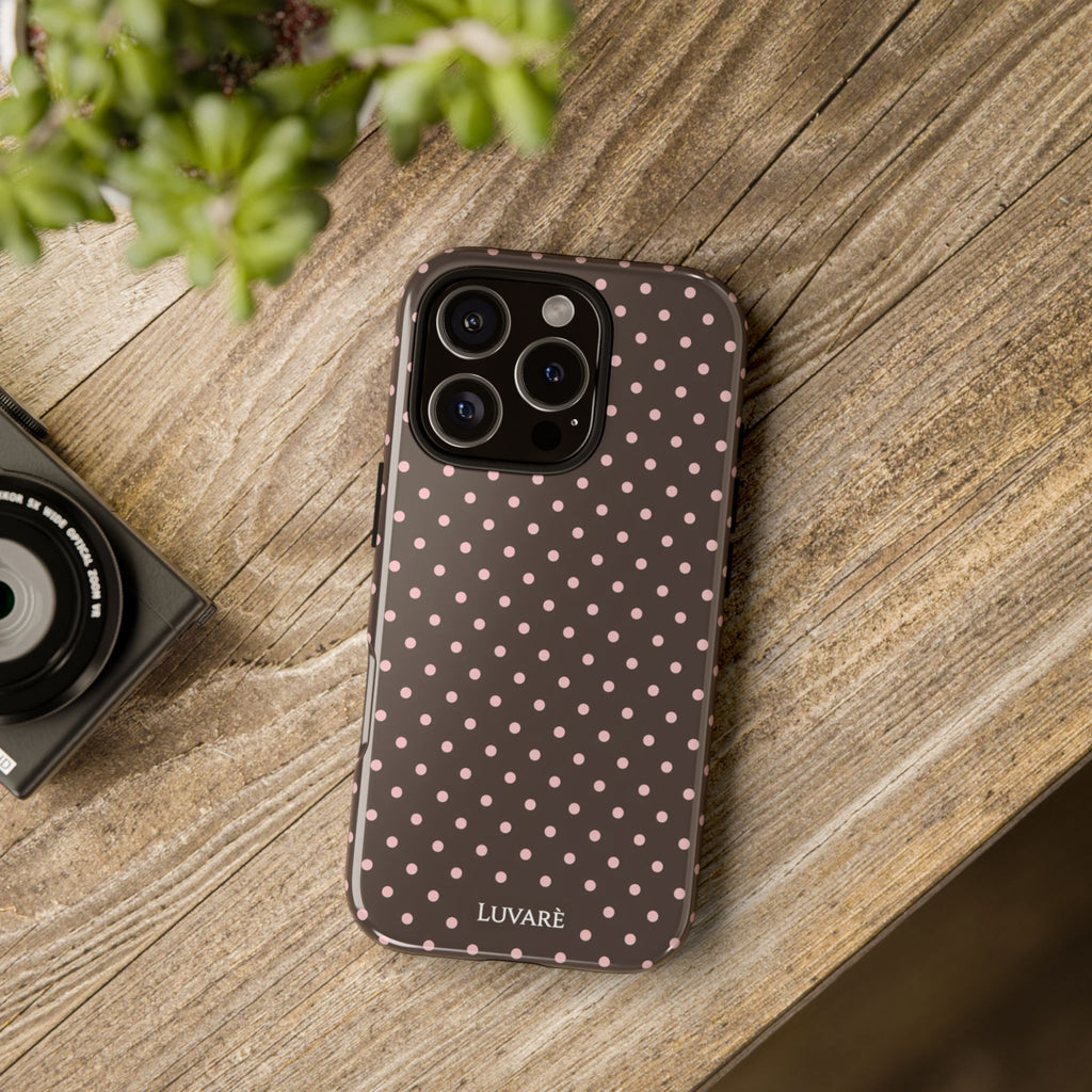 Brown Polka Dot Phone Case