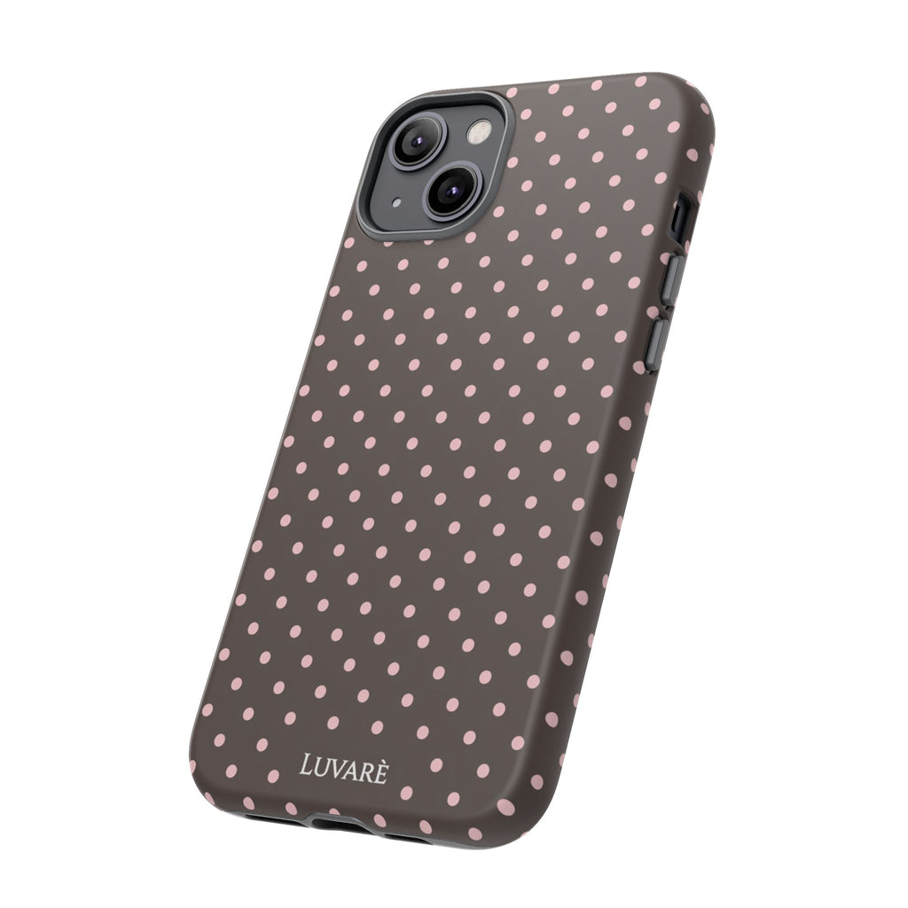 Brown Polka Dot Phone Case