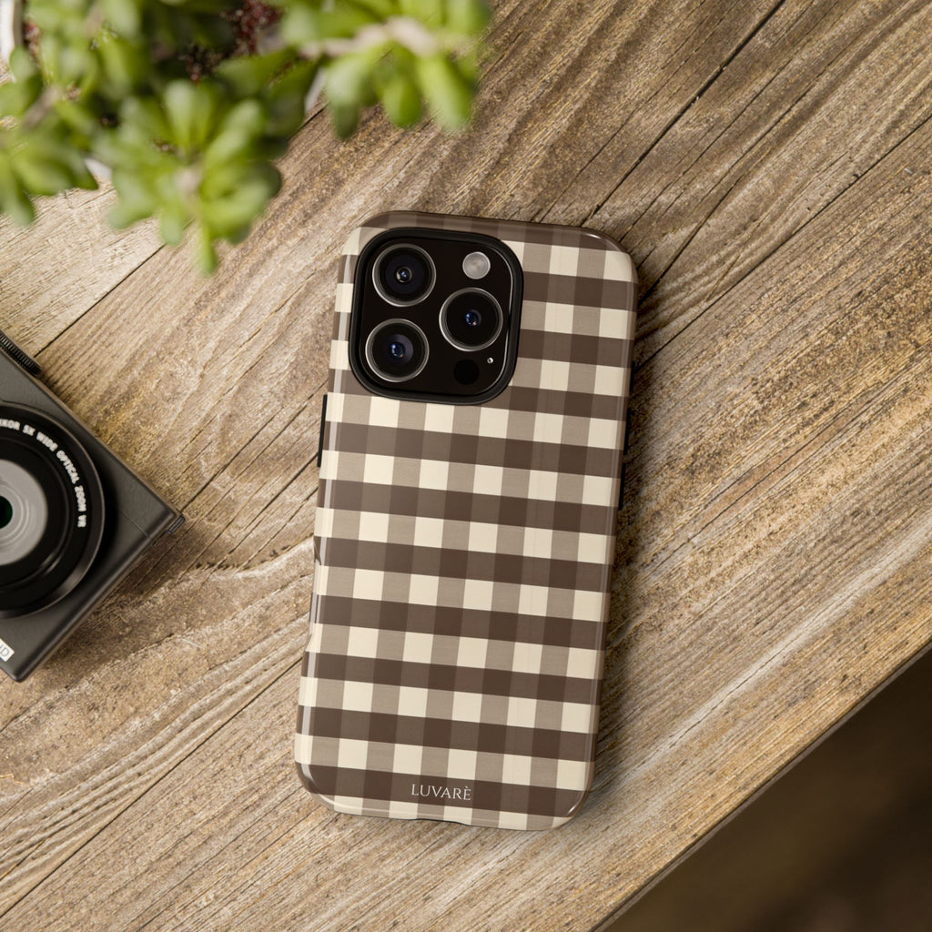 Brown Buffalo Plaid Case