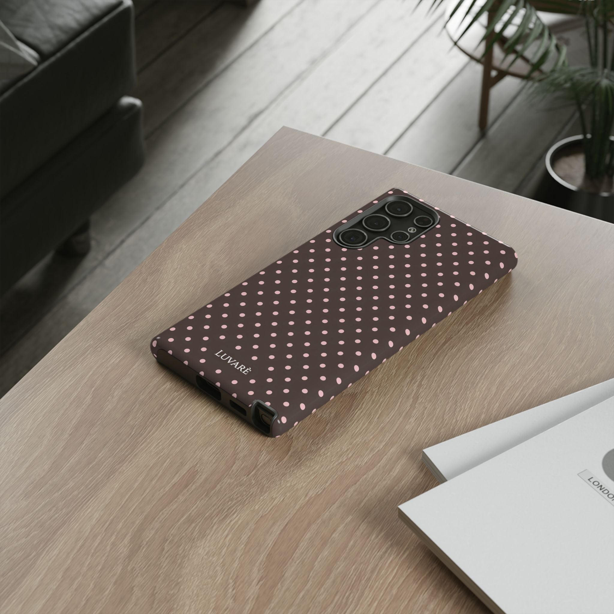 Brown Polka Dot Phone Case
