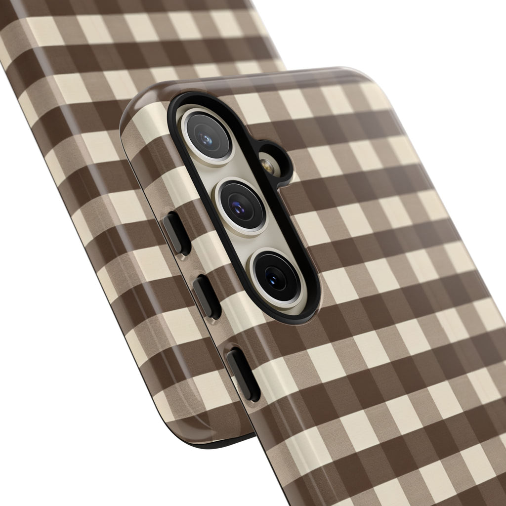 Brown Buffalo Plaid Case