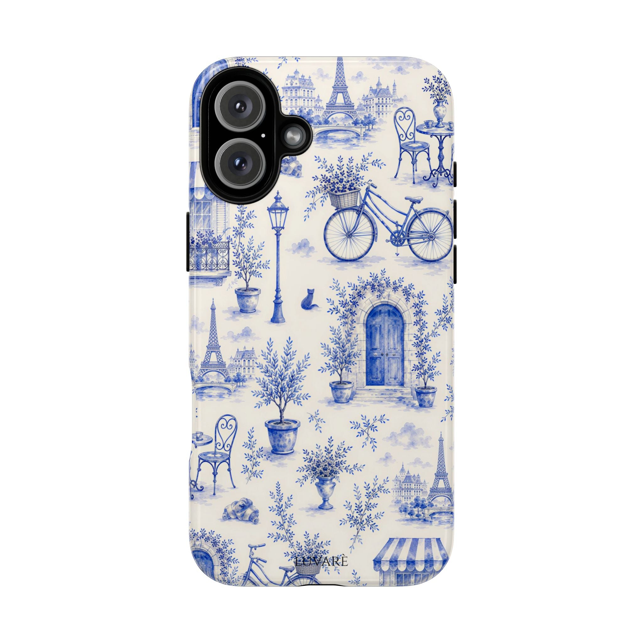 Paris Blue Toile Case