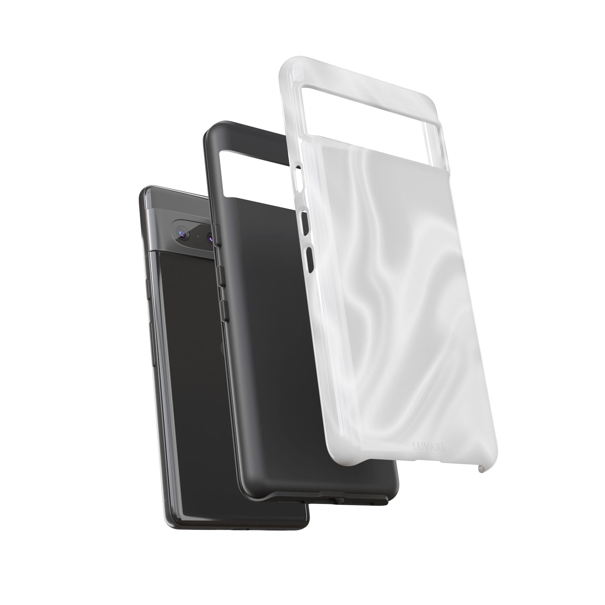 Pearl Marble Tough Phone Case — Durable Slim Impact Protection