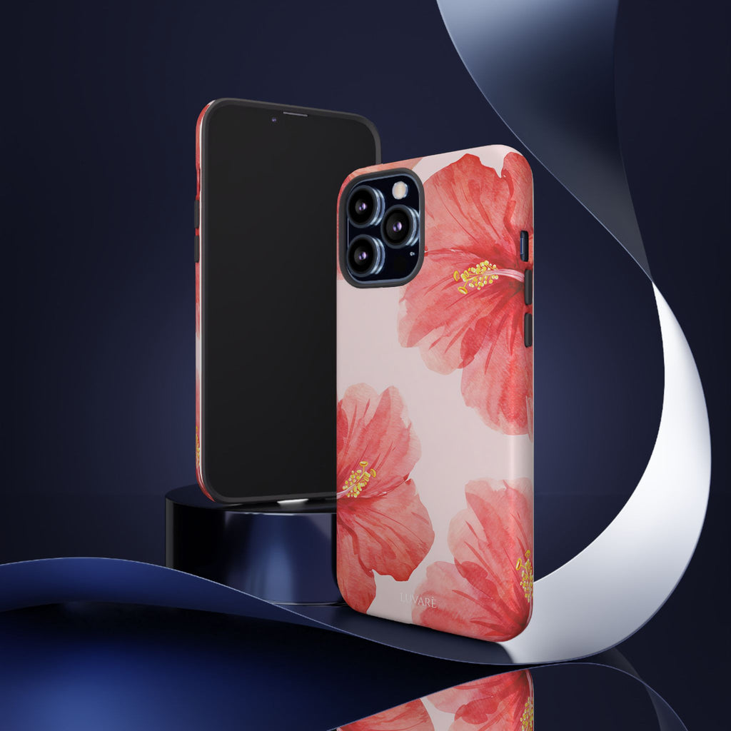Watercolour Island Floral Hibiscus Case