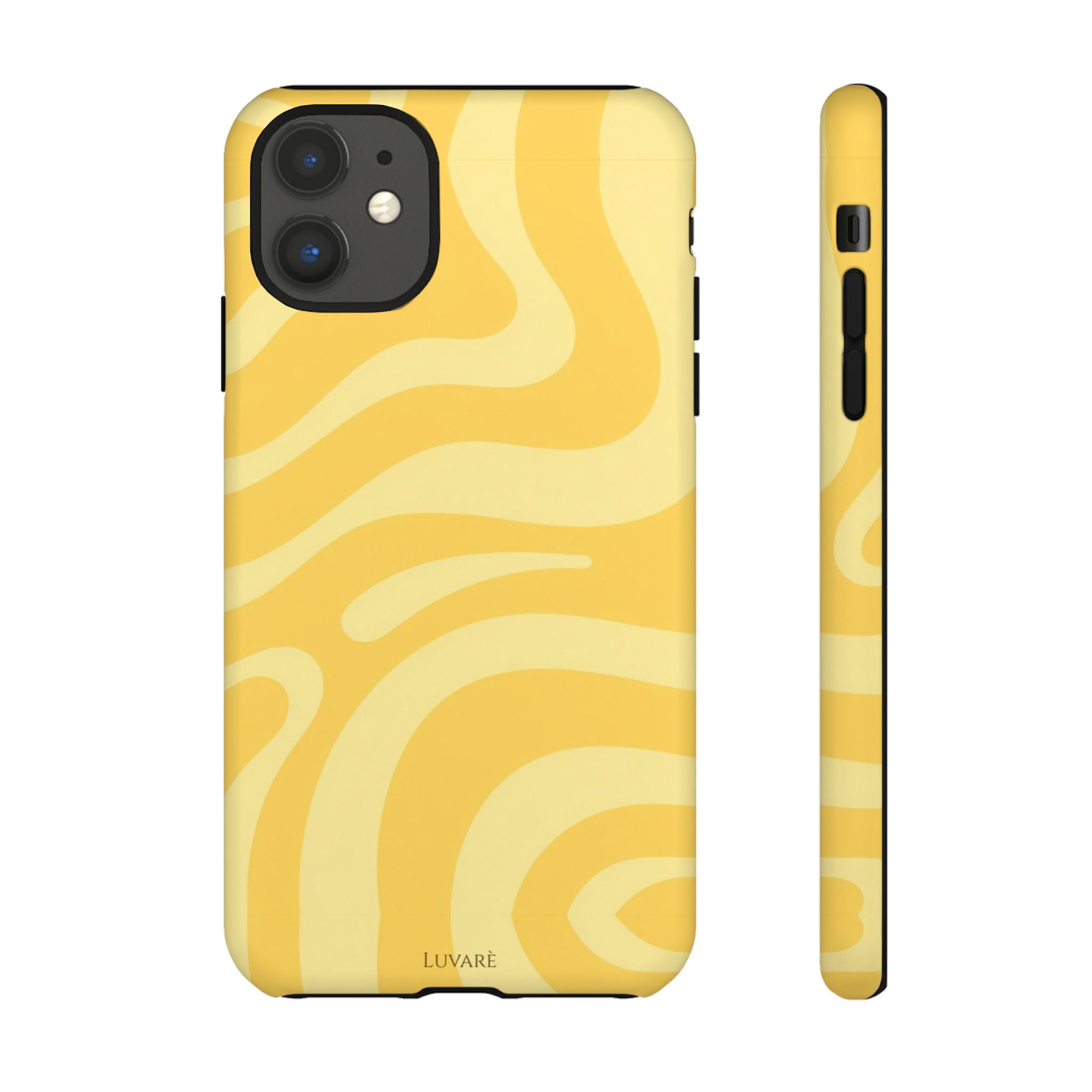 Yellow Retro Swirl Case