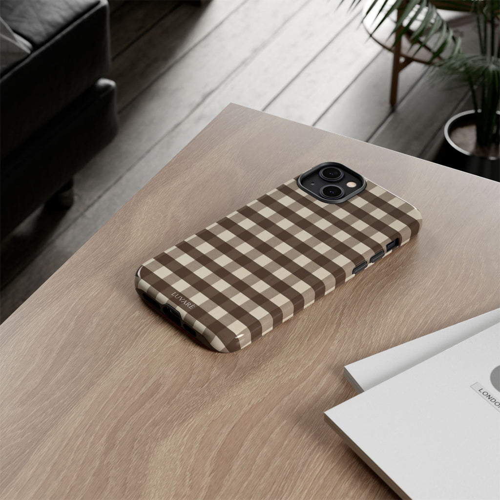 Brown Buffalo Plaid Case