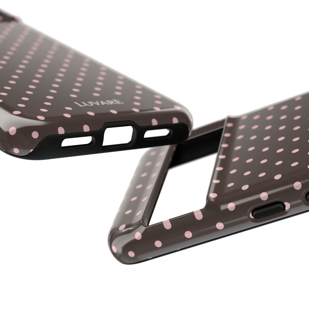 Brown Polka Dot Phone Case