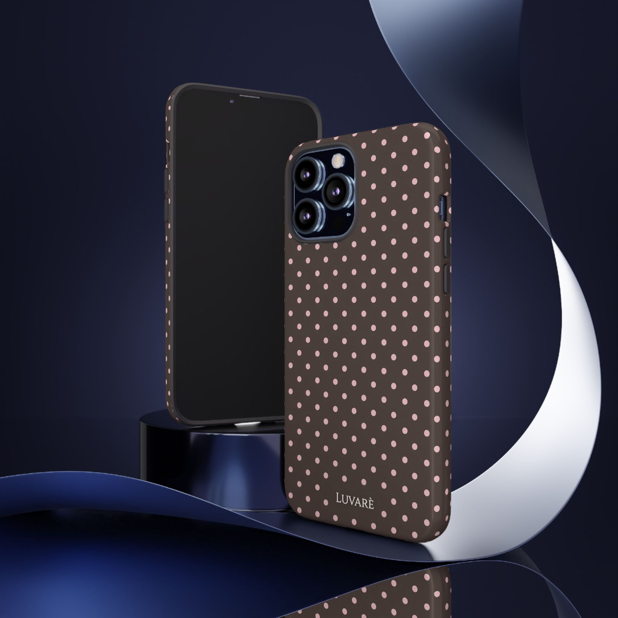 Brown Polka Dot Phone Case