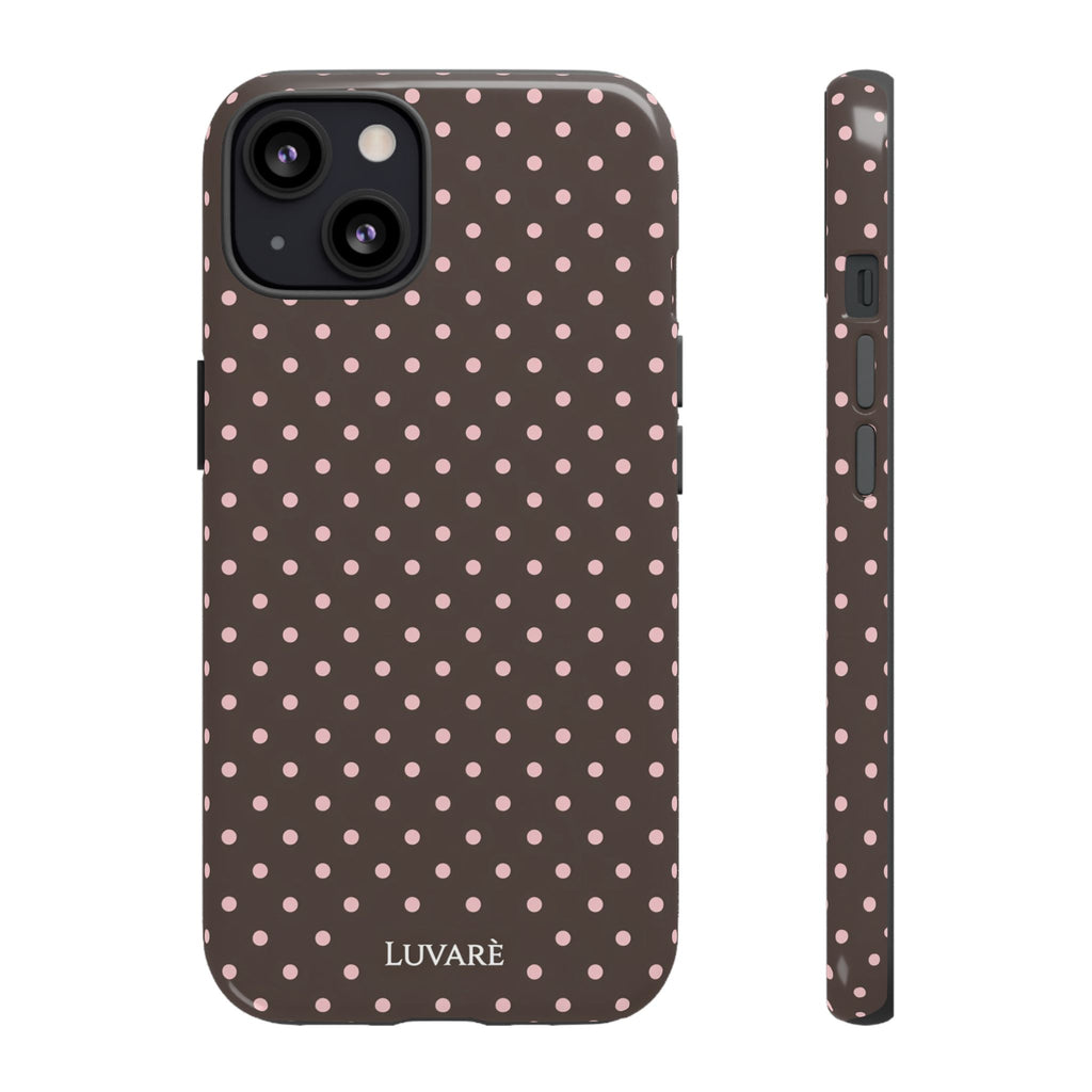 Brown Polka Dot Phone Case
