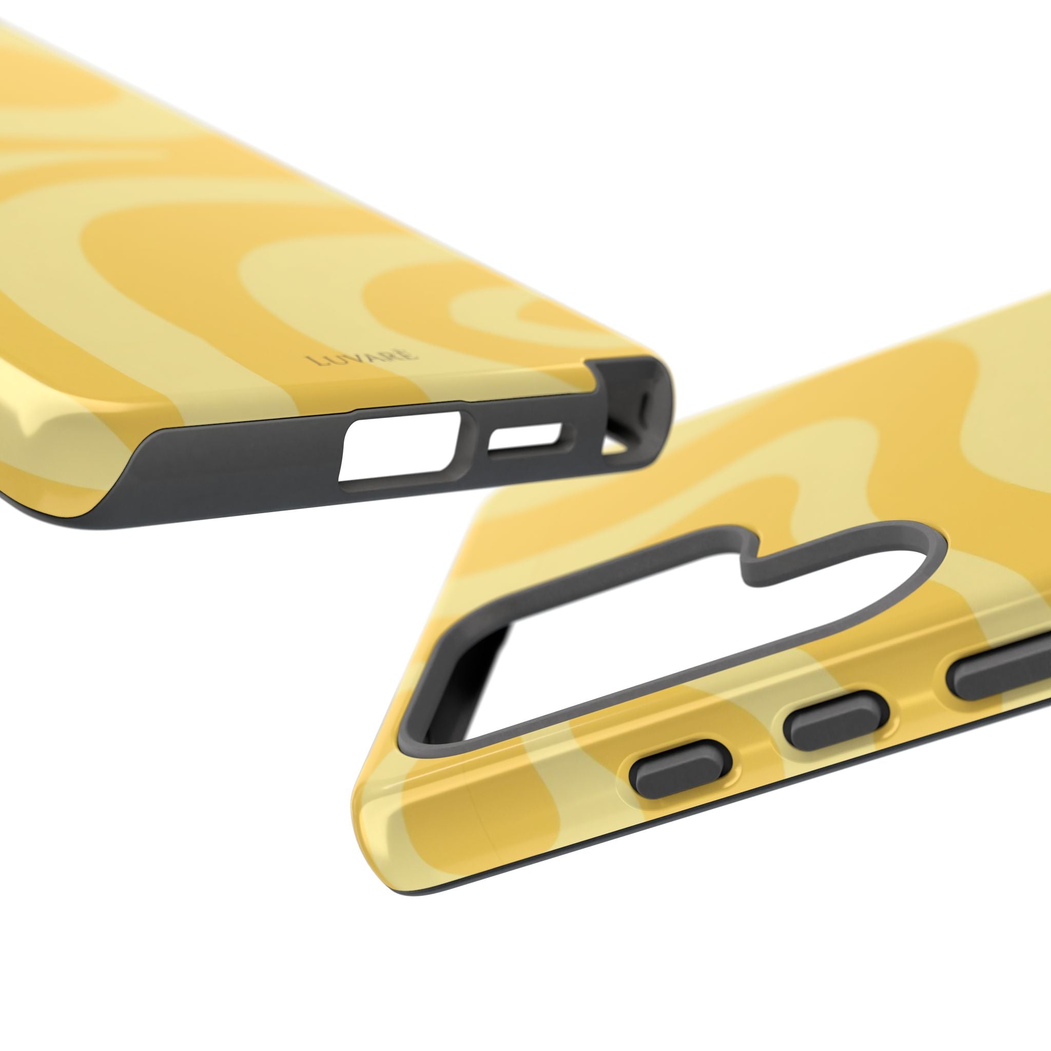 Yellow Retro Swirl Case