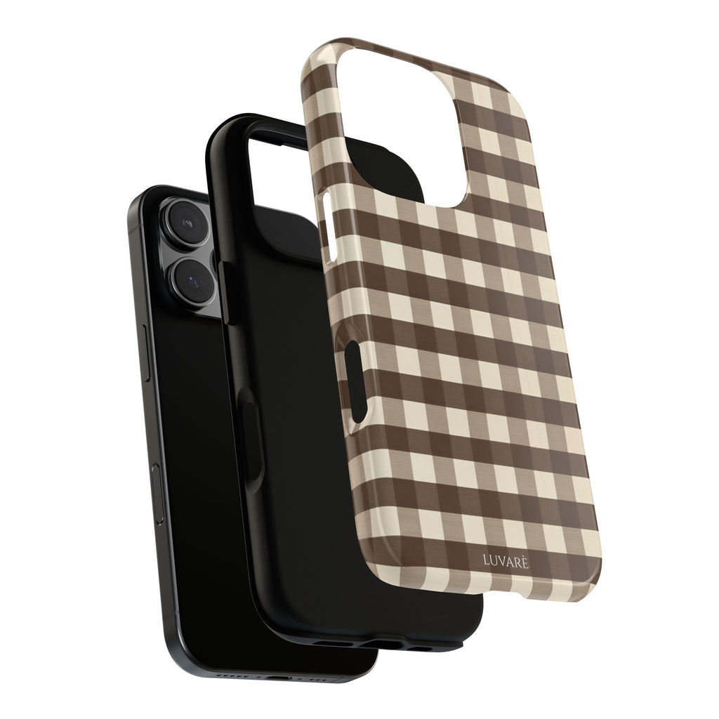 Brown Buffalo Plaid Case