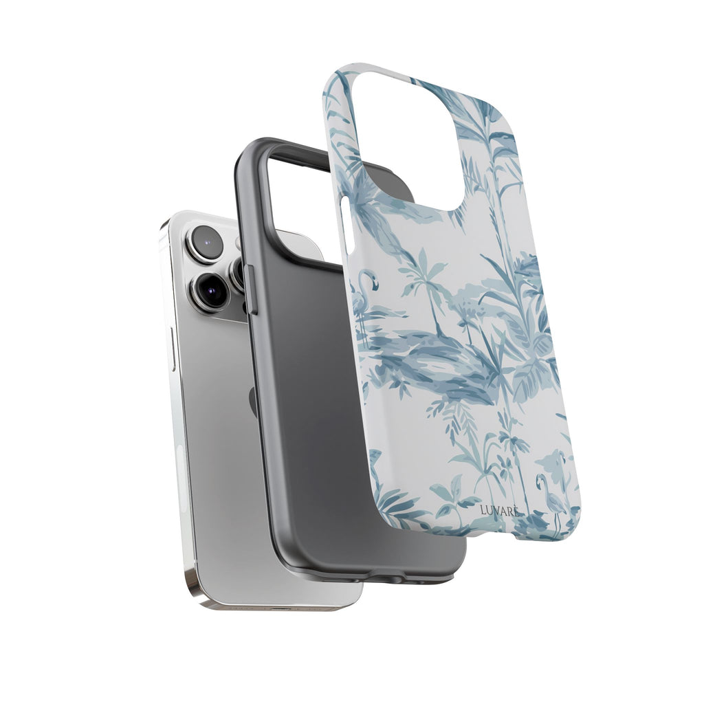 Tropical Palm Toile Case