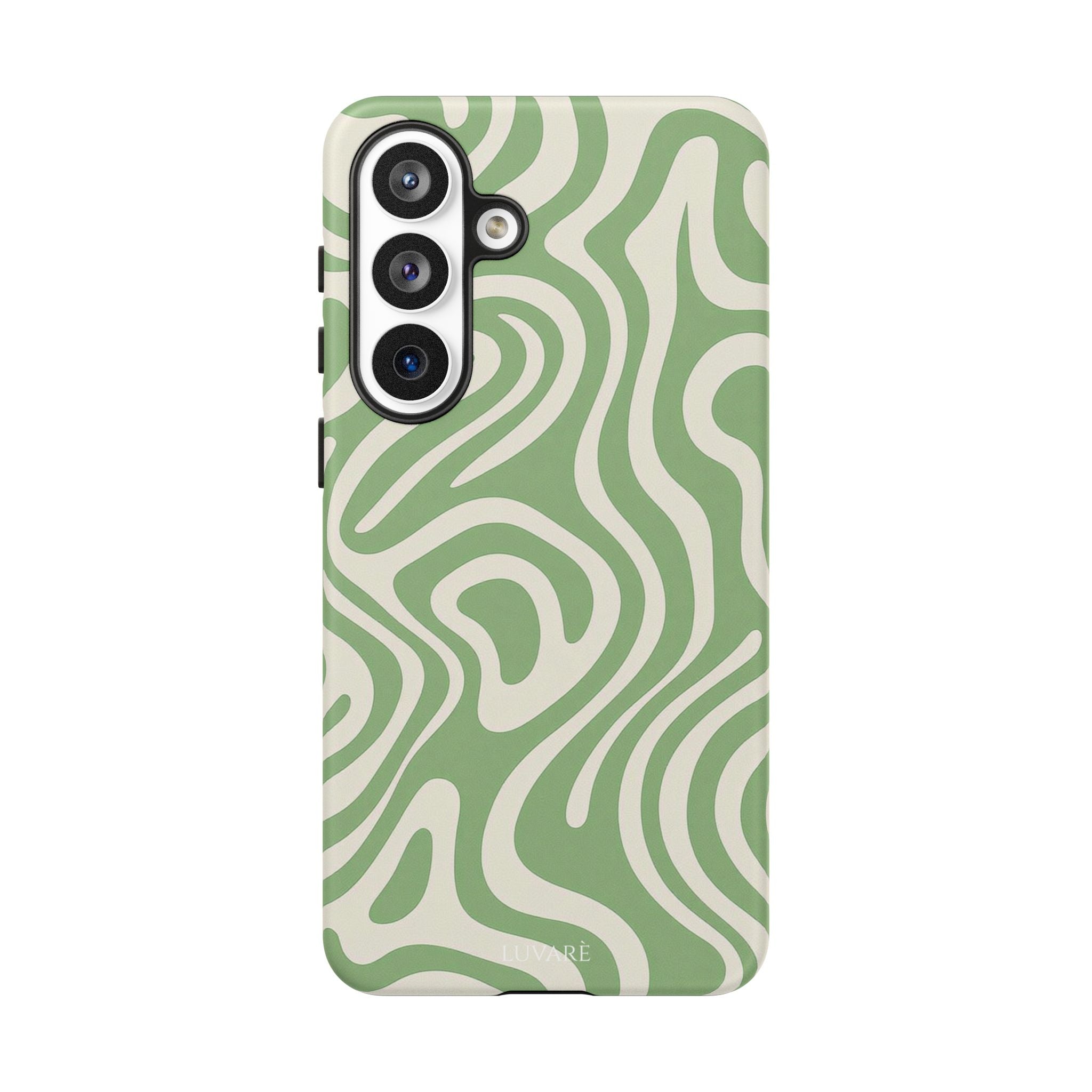 Abstract Green Swirl Phone Case