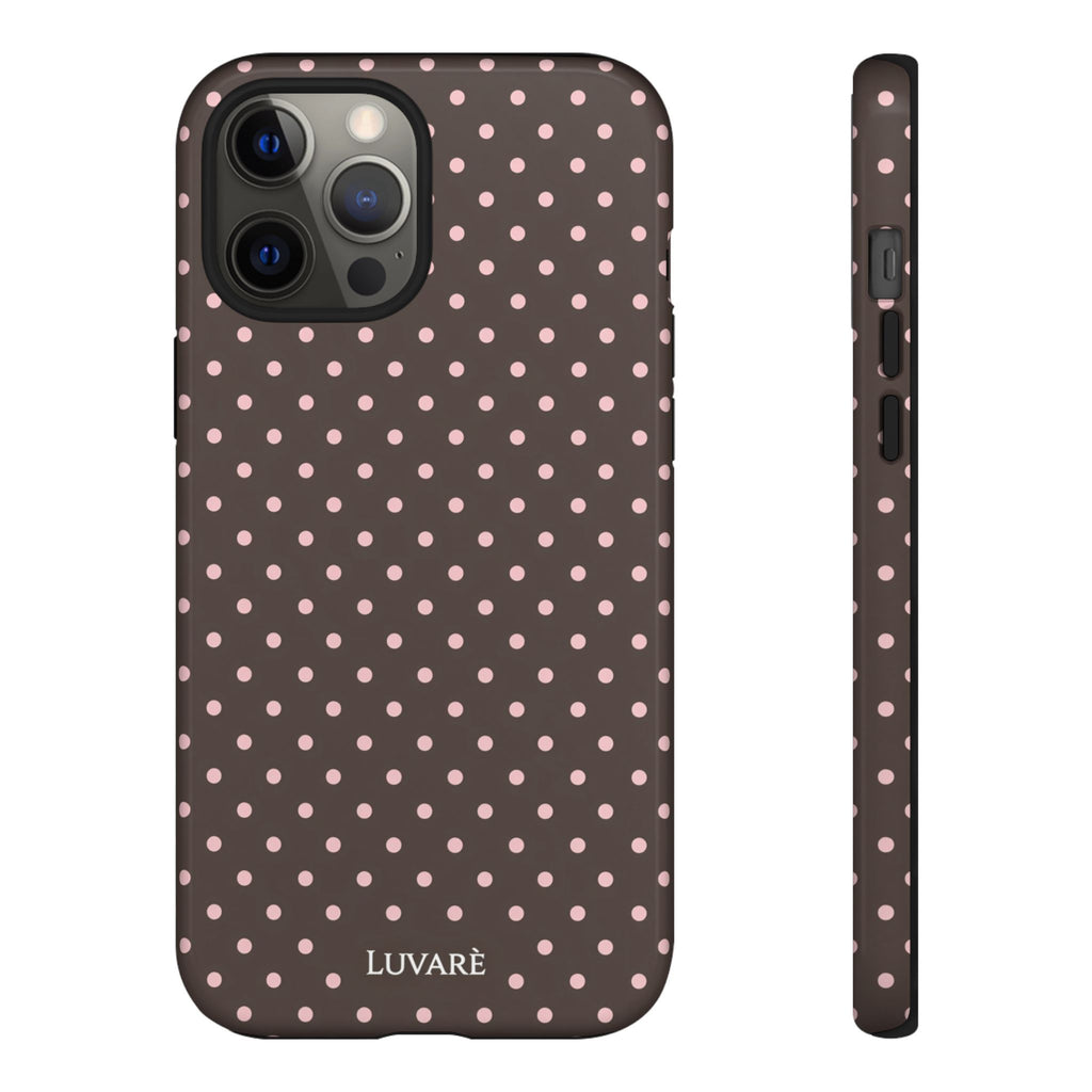 Brown Polka Dot Phone Case