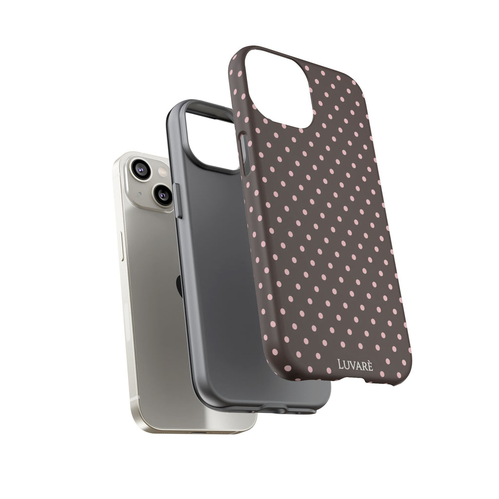 Brown Polka Dot Phone Case