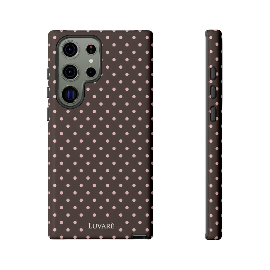 Brown Polka Dot Phone Case
