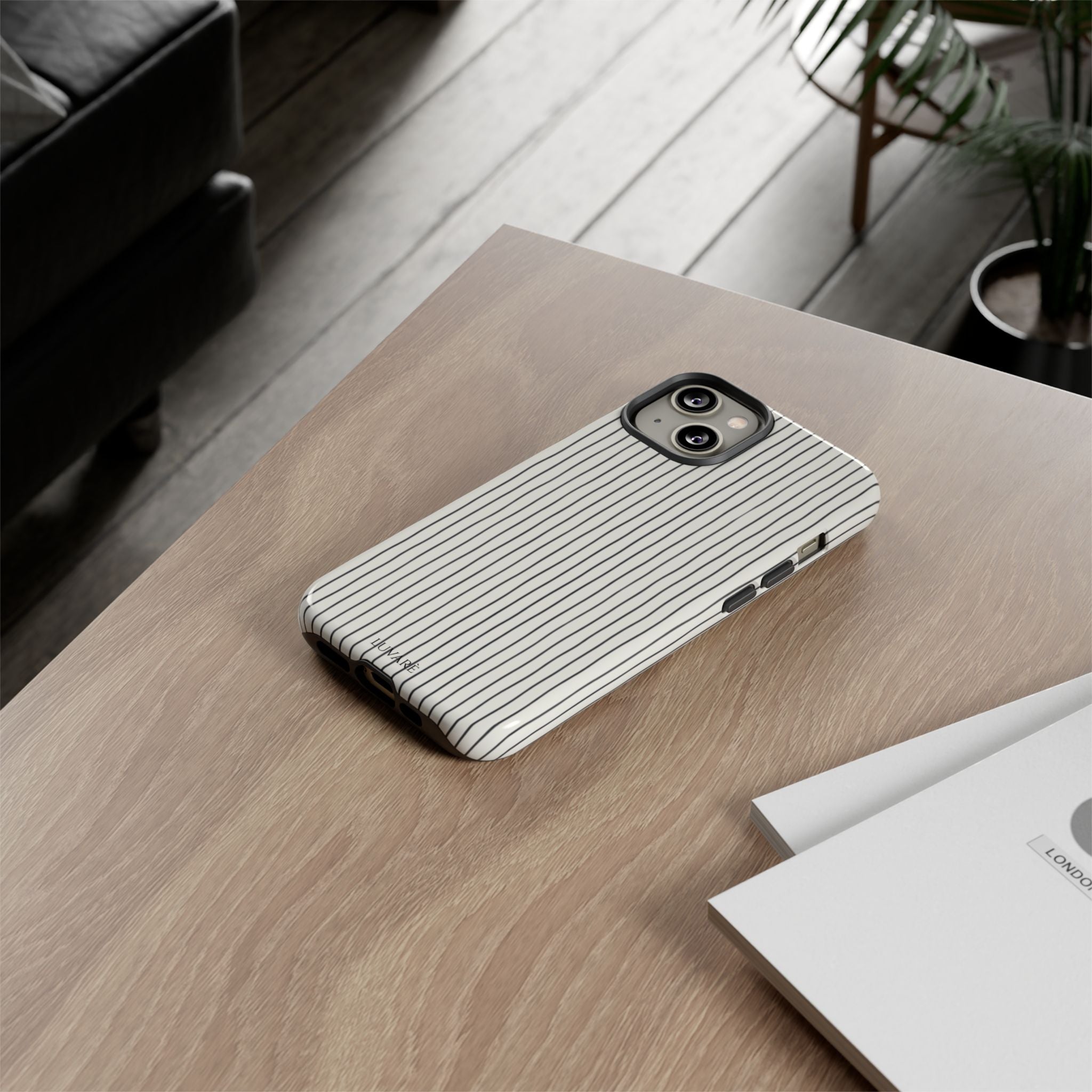 Black Pinstripe Case