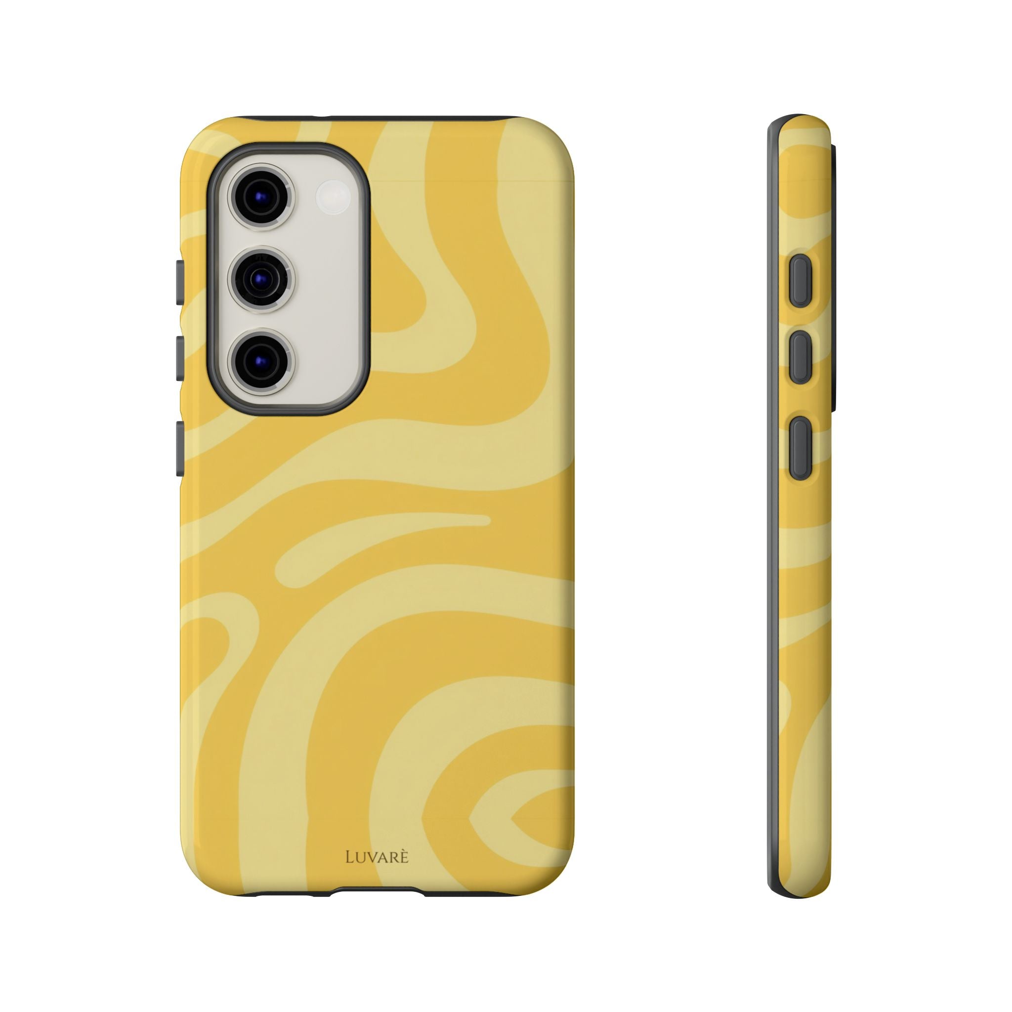 Yellow Retro Swirl Case