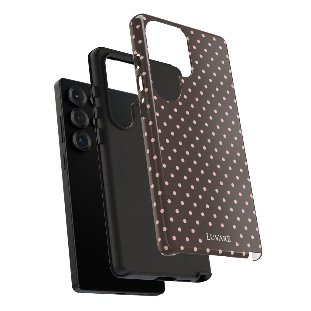Brown Polka Dot Phone Case