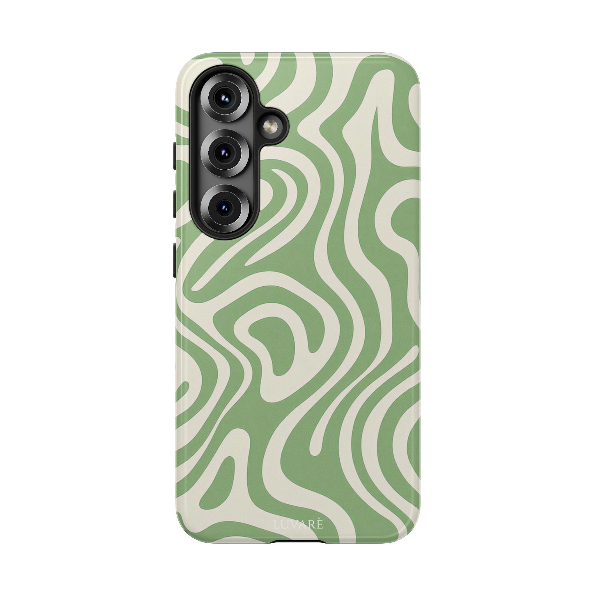 Abstract Green Swirl Phone Case