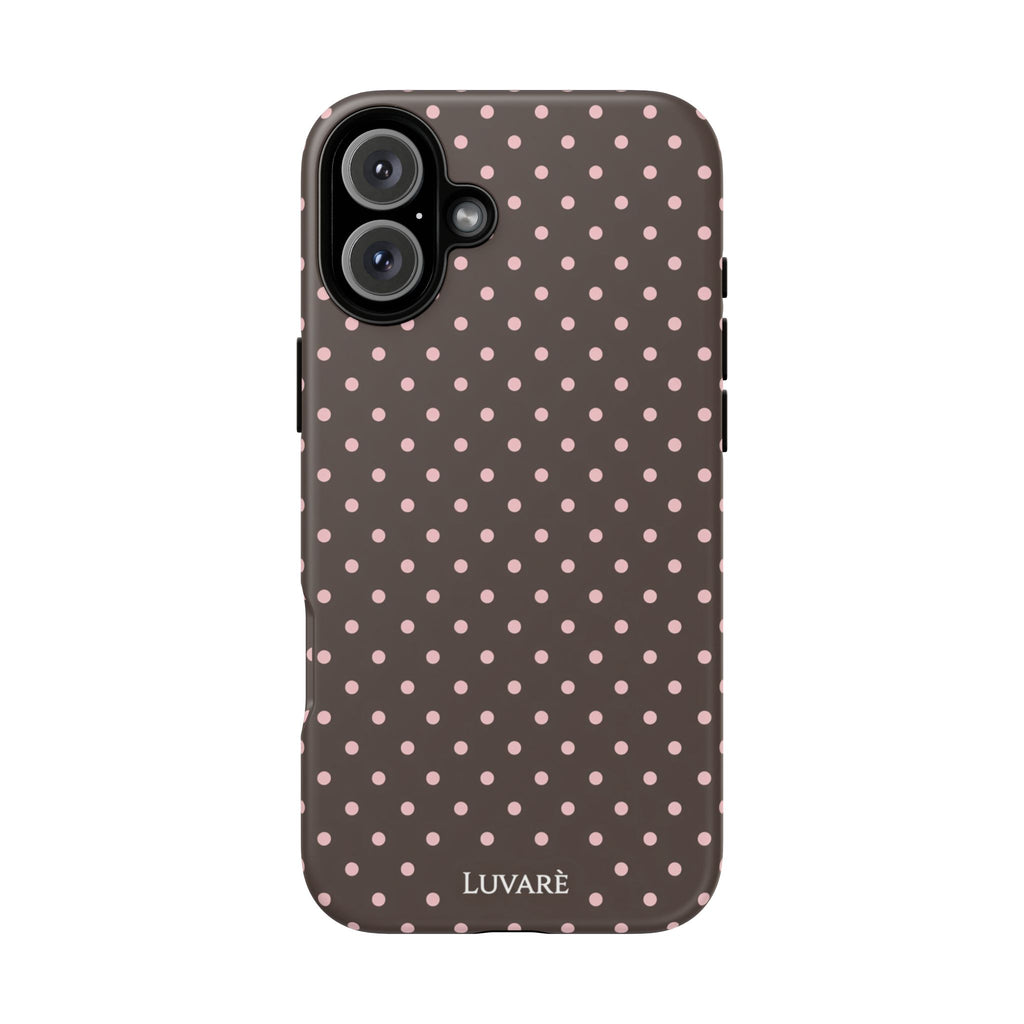 Brown Polka Dot Phone Case